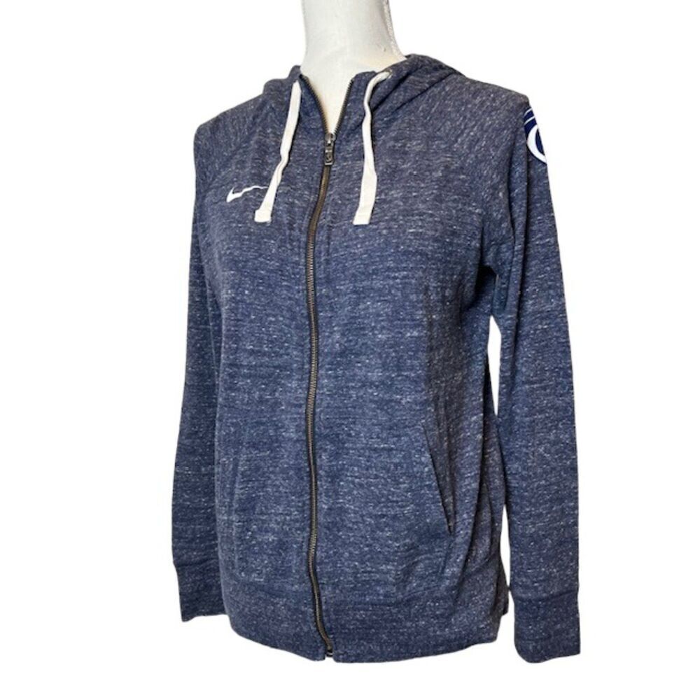 Nike‎ Vintage 90s lightweight full zipper hoodie Space dye blue Size Medium